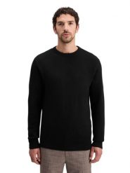 Scotch & Soda Sweter w kolorze czarnym rozmiar: L. Czarne swetry nierozpinane Scotch & Soda, l, bez wzorów, bez kołnierzyka, bez ramiączek. Za 203.45 zł.
