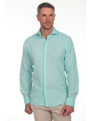 The Time of Bocha Koszula - Regular fit - w kolorze turkusowym rozmiar: 3XL. Niebieskie koszule The Time of Bocha, xl, bez wzorów, bez kołnierzyka, bez ramiączek. Za 173.99 zł.