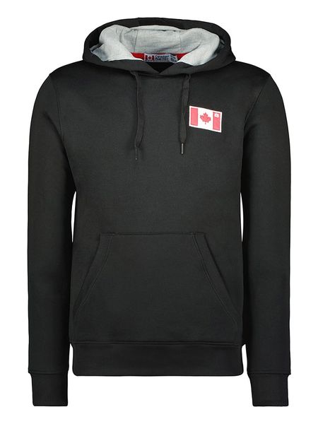 Canadian Peak Bluza "Fondeak" w kolorze czarnym rozmiar: XL. Czarne bluzy Canadian Peak, xl, bez wzorów, z kapturem. Za 139.95 zł.