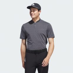 Koszulka Ultimate365 Printed Polo. Zielone koszulki polo Adidas, m, bez wzorów, z materiału, bez kołnierzyka, bez ramiączek. W wyprzedaży za 179.50 zł.