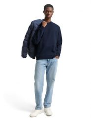 Tom Tailor Bluza w kolorze granatowym rozmiar: L. Niebieskie bluzy Tom Tailor, l, bez wzorów, bez kaptura. Za 74.46 zł.