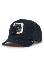 Goorin Bros Czapka z daszkiem The Panther 101-0381-DNV Granatowy. Niebieskie czapki z daszkiem Goorin Bros, bez wzorów, z materiału. Za 139.99 zł.