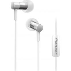 Słuchawki dokanałowe PIONEER SE-CH3T-S Biało-srebrny. Białe słuchawki dokanałowe PIONEER. Za 108.99 zł.