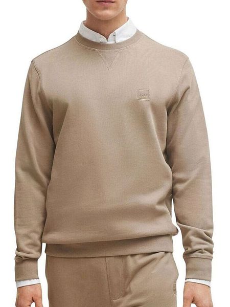 Hugo Boss Underwear Bluza w kolorze beżowym rozmiar: M. Brązowe bluzy Hugo Boss Underwear, m, bez wzorów, z bawełny, bez kaptura. Za 287.95 zł.