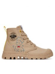 Palladium Trapery Pampa-Petit Prince 74449-286-M Beżowy. Brązowe trapery Palladium, z materiału, bez zapięcia. Za 399.99 zł.