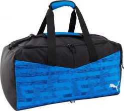 Torba podróżna Puma individualRISE Medium. Niebieskie torby na ramię Puma, bez wzorów, z materiału, na ramię, bez dodatków. Za 141.99 zł.