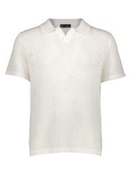 GAP Koszulka polo w kolorze kremowym rozmiar: XXL. Brązowe koszulki polo GAP, xxl, bez wzorów, z bawełny, bez kołnierzyka, bez ramiączek. Za 93.07 zł.