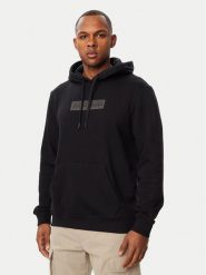 Napapijri Bluza B-Box Logo NP0A8BLT Czarny Regular Fit. Czarne bluzy Napapijri, m, bez wzorów, z bawełny, bez kaptura. Za 419.99 zł.