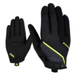 Rękawiczki rowerowe Ziener Clyo Touch Long black/lemon. Czarne rękawiczki Ziener, bez wzorów. Za 107.93 zł.