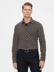 Boss Koszula C-Hal-Kent-C1-223 50508833 Beżowy Slim Fit. Brązowe koszule Boss, m, bez wzorów, z bawełny, bez kołnierzyka, bez ramiączek. Za 969.99 zł.