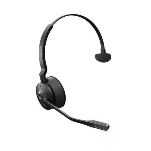 Jabra Engage 55 Zestaw słuchawkowy Bezprzewodowy Opaska na głowę Biuro/centrum telefoniczne Czarny, Tytan. Czarne słuchawki bezprzewodowe Jabra. Za 380.99 zł.