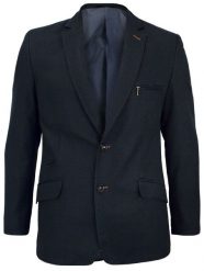 Granatowa Marynarka Casualowa, Taliowana, 2 Guziki - Casino, Męska. Niebieskie garnitury Casino, na co dzień, m, bez wzorów, z poliesteru. Za 249.00 zł.