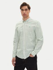 Mustang Koszula Rawlins 1016249 Zielony Slim Fit. Zielone koszule Mustang, l, bez wzorów, z bawełny, bez kołnierzyka, bez ramiączek. Za 229.99 zł.