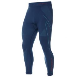 Termoaktywne męskie legginsy narciarskie Thermo. Niebieskie bielizna termoaktywna Brubeck, m, bez wzorów, z dzianiny, narciarskie. Za 155.00 zł.