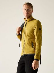 Regatta Kurtka polarowa "Malton" w kolorze żółtym rozmiar: 3XL. Żółte kurtki Regatta, xl, bez wzorów, z polaru, bez kaptura. Za 128.25 zł.