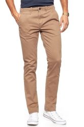 WRANGLER SPODNIE MĘSKIE CHINO TOBACCO BROWN W14LCF81A $. Brązowe eleganckie spodnie Wrangler, l, z elastanu. Za 179.99 zł.