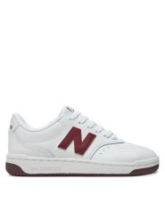 New Balance Sneakersy BB80UFM Biały. Białe buty sportowe casual New Balance, bez wzorów, ze skóry, bez zapięcia. Za 279.99 zł.