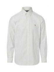 Polo Ralph Lauren Koszula męska Mężczyźni Regular Fit Bawełna niebieski|biały w paski, S. Białe koszule Polo Ralph Lauren, m, bez wzorów, z bawełny, bez kołnierzyka, bez ramiączek. Za 769.95 zł.