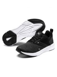 Puma Buty "NRGY Comet" w kolorze czarnym do biegania rozmiar: 40,5. Czarne buty do biegania Puma, bez wzorów, bez zapięcia, do biegania. Za 154.95 zł.