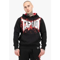 Bluza z kapturem Tapout Splashing. Czarne bluzy z kapturem TAPOUT, s, bez wzorów, z bawełny, z kapturem. Za 247.50 zł.
