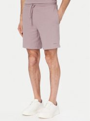 HUGO Szorty sportowe Austin 50532023 Różowy jasny Regular Fit. Czerwone krótkie spodenki sportowe Hugo, m, bez wzorów, z syntetyku. Za 229.99 zł.