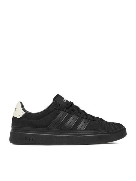 Adidas Sneakersy CEO-STREETTALK SC KJ7439 Czarny. Czarne buty sportowe casual Adidas, bez wzorów, ze skóry, bez zapięcia. Za 299.99 zł.
