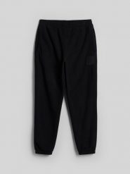 4F Spodnie polarowe joggery męskie - czarne M. Czarne joggery i bojówki 4F, m, bez wzorów, z dresówki, sportowe. Za 149.99 zł.