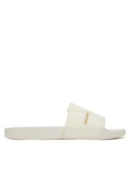 Calvin Klein Klapki Pool Slide Double T HM0HM01752 Biały. Białe klapki CALVIN KLEIN, z tworzywa sztucznego. Za 199.99 zł.