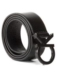 Calvin Klein Pasek Męski 35mm Ck Buckle Belt K50K505792 Czarny. Czarne paski CALVIN KLEIN, bez wzorów, ze skóry. Za 229.99 zł.