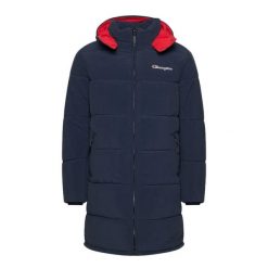 Kurtka uniwersalna męska Champion Script Logo Back Padded Hooded. Niebieskie kurtki Champion, m, bez wzorów, z bawełny, z kapturem. Za 1,097.00 zł.