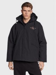 Calvin Klein Jeans Kurtka przejściowa J30J322502 Czarny Regular Fit. Czarne kurtki Calvin Klein Jeans, m, bez wzorów, z jeansu, bez kaptura. Za 449.99 zł.