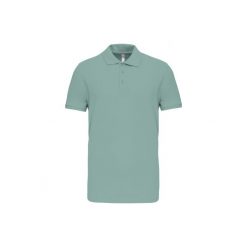 Polo Kariban Mike. Zielone koszulki polo KARIBAN, m, bez wzorów, bez kołnierzyka, bez ramiączek. Za 146.00 zł.