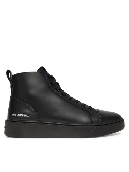 KARL LAGERFELD Sneakersy Flint II KL53354L Czarny. Czarne buty sportowe casual KARL LAGERFELD, bez wzorów, ze skóry, bez zapięcia. Za 879.99 zł.