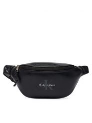 Calvin Klein Nerka Bold Logo Webbing Waistbag LV04D3630G Czarny. Czarne saszetki i nerki CALVIN KLEIN, bez wzorów, ze skóry. Za 329.99 zł.