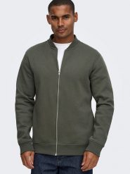 ONLY & SONS Kurtka "Ceres" w kolorze khaki rozmiar: M. Brązowe kurtki Only & Sons, m, bez wzorów, bez kaptura. Za 124.95 zł.