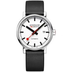 Zegarek męski Mondaine MSE.40610.LBV, Automatic, 40mm, 5ATM. Szare zegarki mondaine, ze stali. Za 2,925.95 zł.