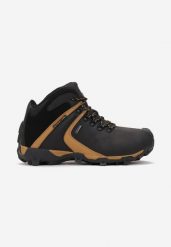 Czarne Buty Trekkingowe Mellala. Czarne trekkingi Born2be, bez wzorów, z futra, z okrągłym noskiem, bez zapięcia. Za 179.99 zł.