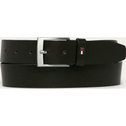 Tommy Hilfiger - Pasek skórzany. Brązowe paski Tommy Hilfiger, bez wzorów. W wyprzedaży za 129.90 zł.