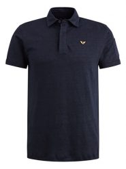 PME Legend Lniana koszulka polo w kolorze granatowym rozmiar: XL. Niebieskie koszulki polo PME Legend, xl, bez wzorów, ze lnu, bez kołnierzyka, bez ramiączek. Za 190.45 zł.