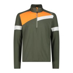 Golf męski techniczny CMP 34L4147. Zielone golfy CMP, l, bez wzorów, bez ramiączek. Za 306.50 zł.