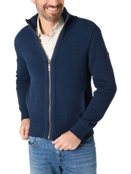 Timezone Kardigan w kolorze granatowym rozmiar: XL. Niebieskie swetry rozpinane Timezone, xl, bez wzorów, bez kołnierzyka, bez ramiączek. Za 148.61 zł.