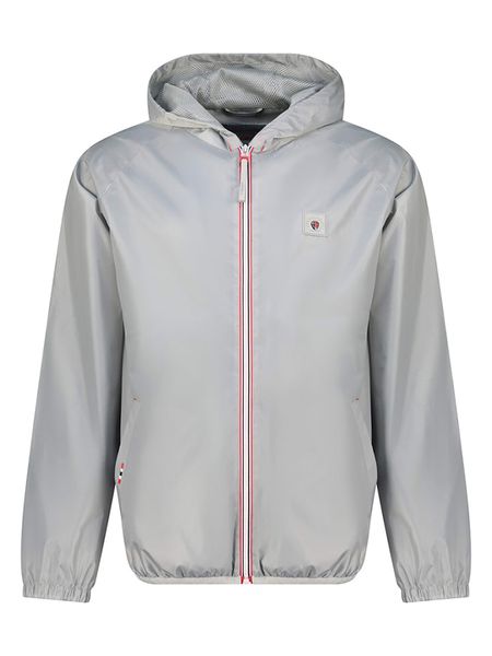 Geographical Norway Kurtka przeciwdeszczowa "Boatom" w kolorze szarym rozmiar: XXL. Szare kurtki outdoor i hardshell Geographical Norway, xxl, bez wzorów, bez kaptura. Za 89.05 zł.