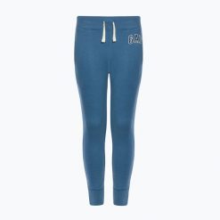 Spodnie dziecięce GAP V-Fall Fash Logo Jogger. Niebieskie joggery i bojówki GAP, l, bez wzorów, z tkaniny. Za 149.99 zł.