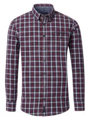 CASAMODA Koszula - Casual fit - w kolorze granatowym rozmiar: L. Niebieskie koszule CASAMODA, l, bez wzorów, z bawełny, bez kołnierzyka, bez ramiączek. Za 105.14 zł.