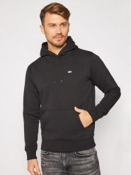 Tommy Jeans Bluza Regular Fleece DM0DM09593 Czarny Regular Fit. Czarne bluzy Tommy Jeans, m, bez wzorów, z jeansu, bez kaptura. Za 249.99 zł.