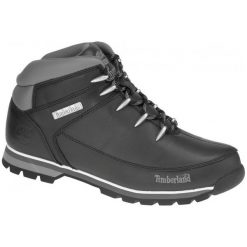 Timberland Euro Sprint 6200r 45 Czarne. Czarne buty trekkingowe marki Timberland, ze skóry. W wyprzedaży za 599.99 zł.