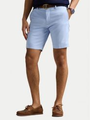 Polo Ralph Lauren Szorty materiałowe 710646709052 Błękitny Slim Fit. Niebieskie szorty Polo Ralph Lauren, m, bez wzorów, z bawełny. Za 569.99 zł.