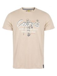 Roadsign Koszulka w kolorze beżowym rozmiar: L. Brązowe bezrękawniki Roadsign, l, bez wzorów, z bawełny, bez kołnierzyka, bez ramiączek. Za 34.99 zł.