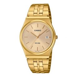Zegarek męski Casio MTP-B145G-9AVEF, Quartz, 35mm, 5ATM. Żółte zegarki Casio. W wyprzedaży za 329.80 zł.