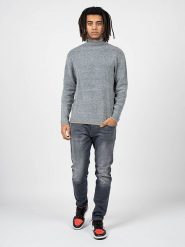 Pepe Jeans Sweter "Mario" | PM702254 | Mario | Mężczyzna | Szary. Szare swetry nierozpinane Pepe Jeans, m, bez wzorów, z dzianiny, bez kołnierzyka, bez ramiączek. W wyprzedaży za 189.00 zł.